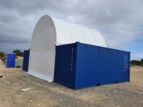 CONTAINER FABRIC BUILDING STORAGE SOLUTION